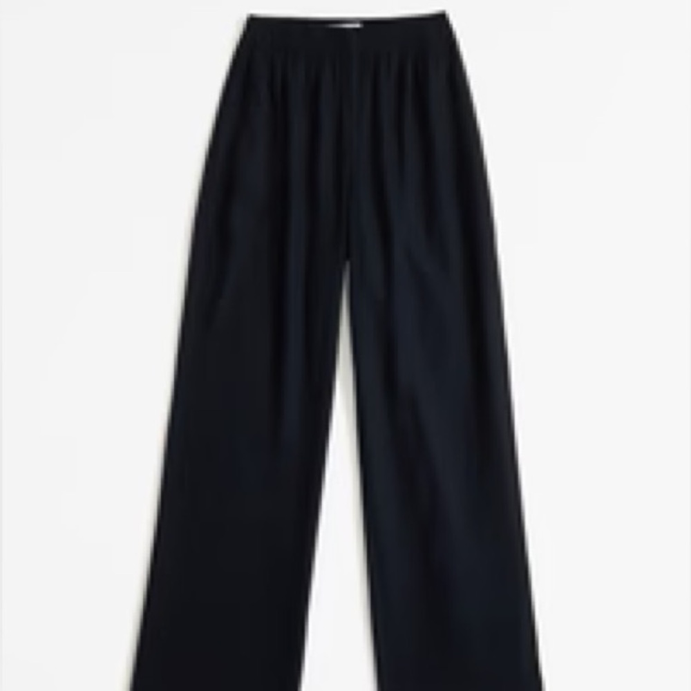 Abercrombie linen Black Women's Pants 27 Short 27S